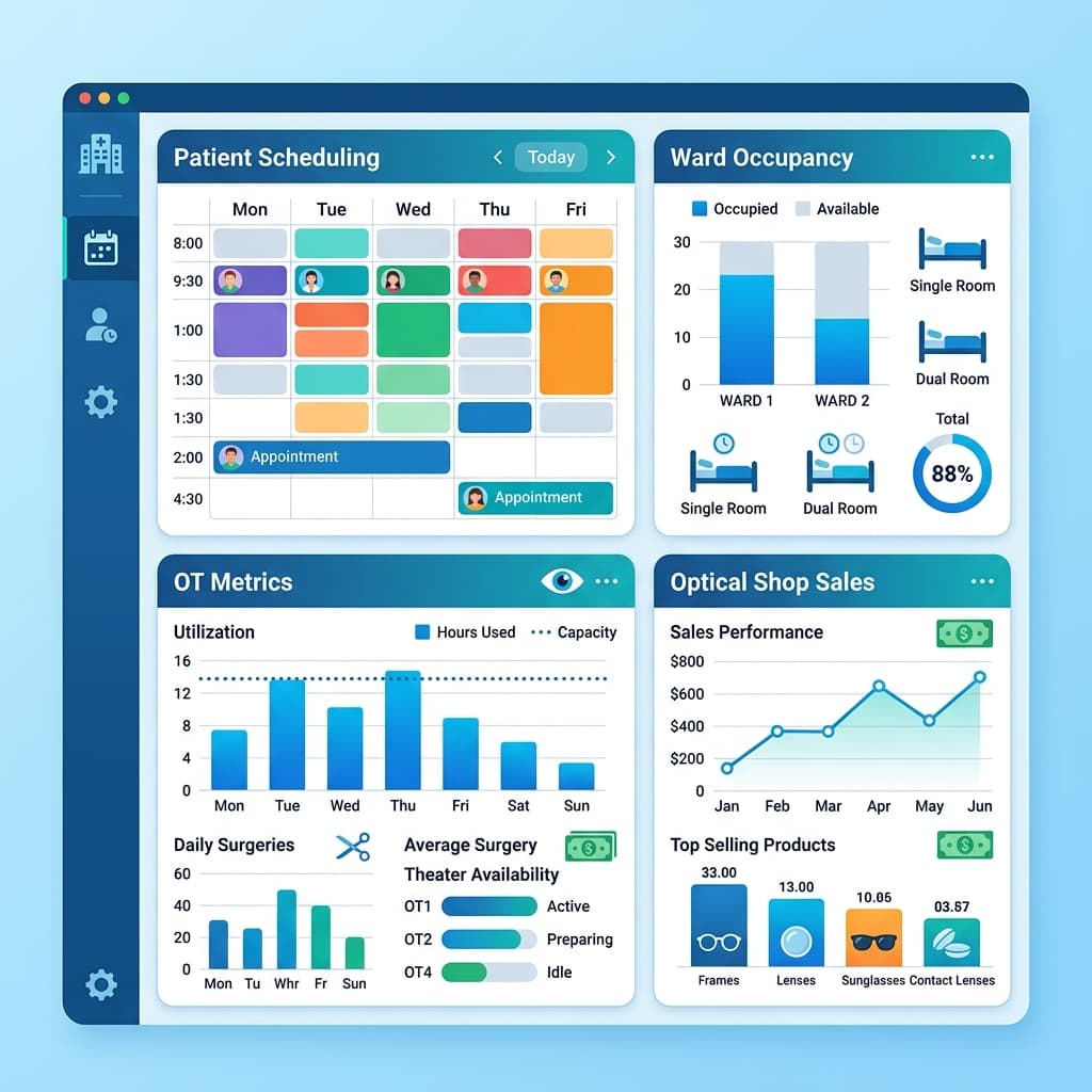 Featured image for Simplifying Workflows with Eye Hospital Management Software