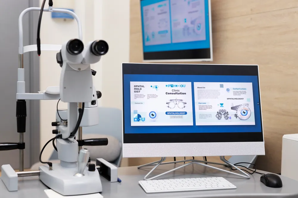Illustration representing YARAGO EMR for Eye Care Delivery - step 1